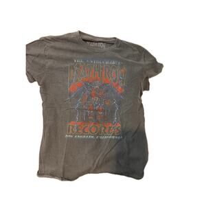 Death Row Records Gray Black T-Shirt Mens M